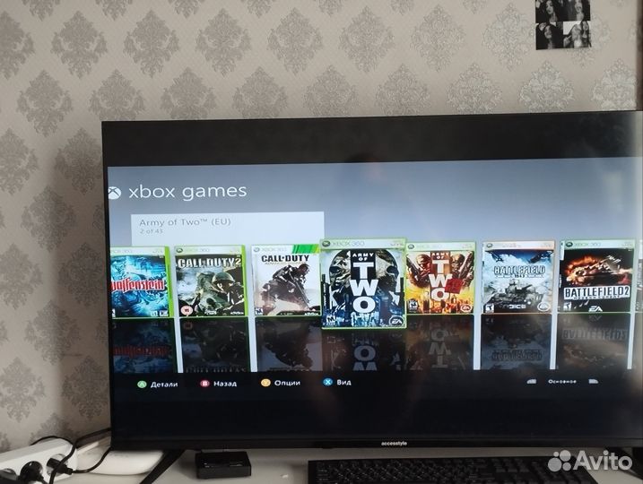 Xbox 360 с 2 джойстиками