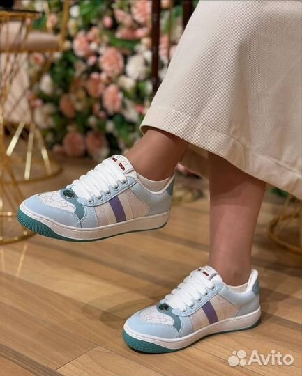 Женские кроссовки Gucci Screener GG