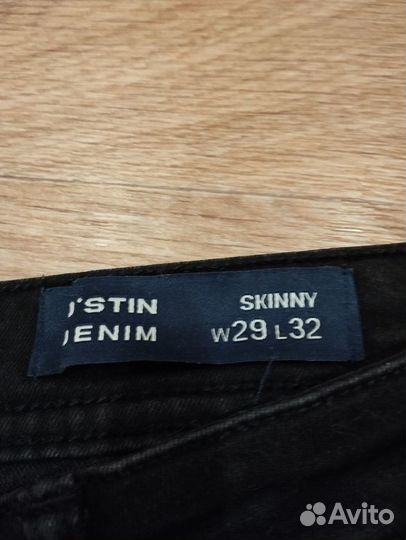 Джинсы черные denim