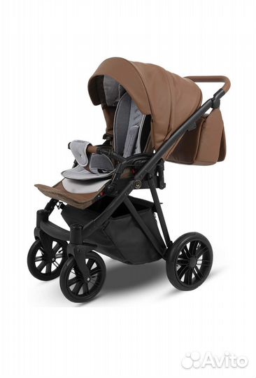 Коляска 2в1 эко кожа
