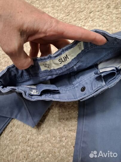 Джинсы на мальчика голубые