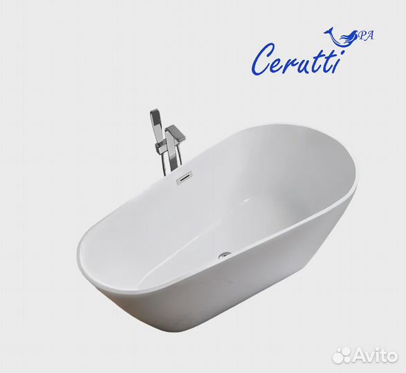 Ванна акриловая отдельностоящая Cerutti Mimi 170ii