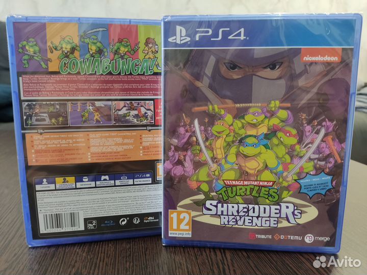 Teenage Mutant Ninja Shredder Revenge PS4 (новый)