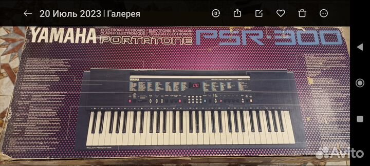 Синтезатор yamaha portatone psr-300