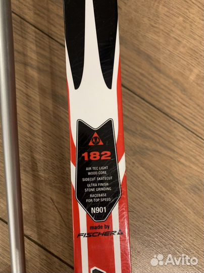 Лыжи беговые tisa fischer с креплениями pilot