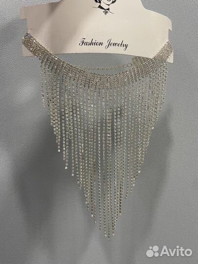 Чокер со стразами