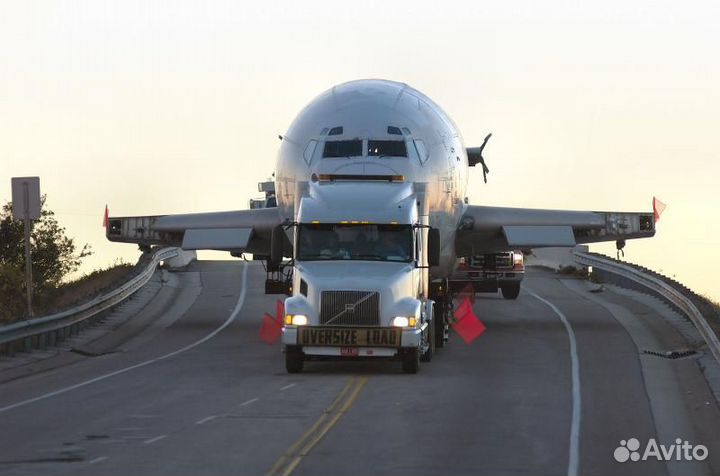Низкорамный трал перевозка негабарита