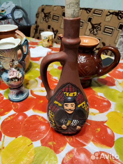 Вазы бутылка кувшины глинянные коллекционирование