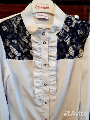 Блузка шёлковая для девочки