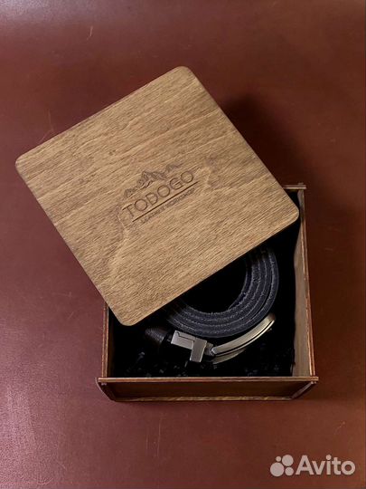 Кожаный ремень ручной работы