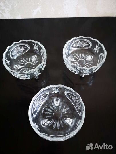 Хрустальные вазы/салатники/креманки