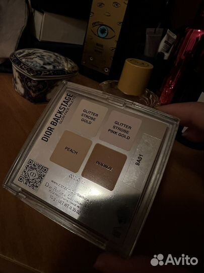 Тени/хайлайтер dior