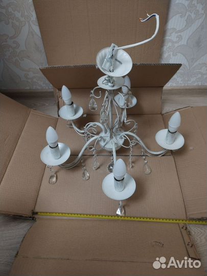 Люстра потолочная бу