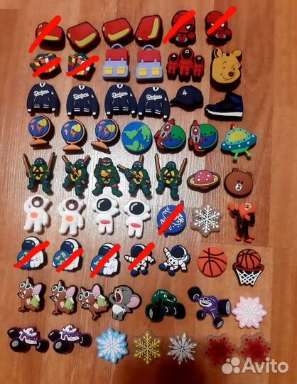 Джиббитсы для crocs (jibbitz )