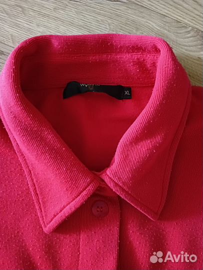 Жакет трикотажный женский на пуговицах р.52-54