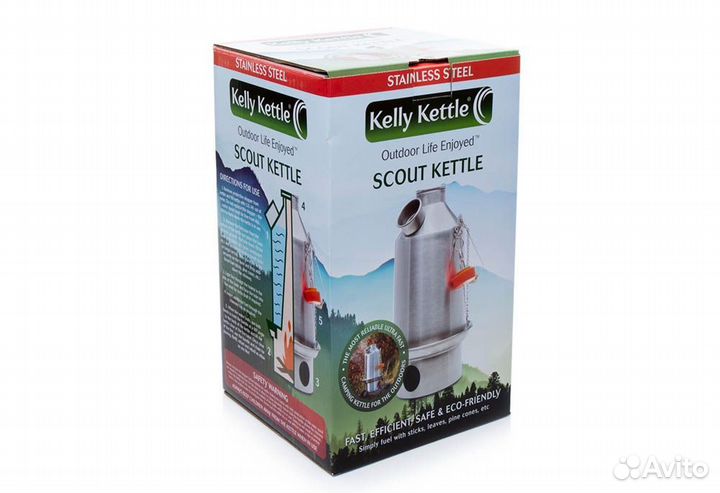 Ирландский Самовар Kelly Kettle Scout Steel 1.2L