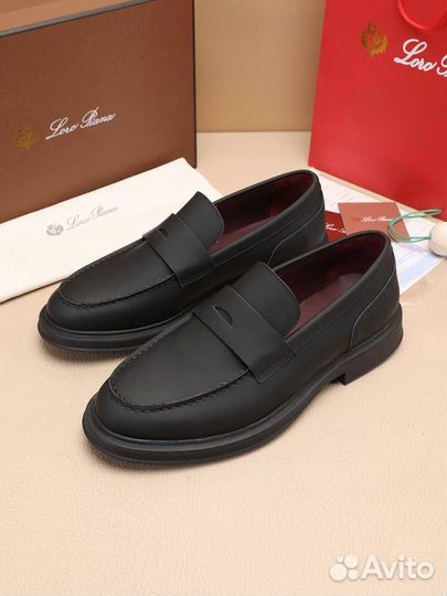 Лоферы туфли мужские кожаные Loro Piana 39-45