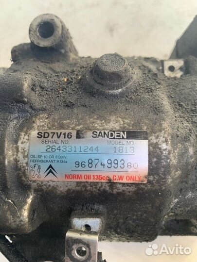 Компрессор кондиционера Fiat Scudo II psarh02 2008