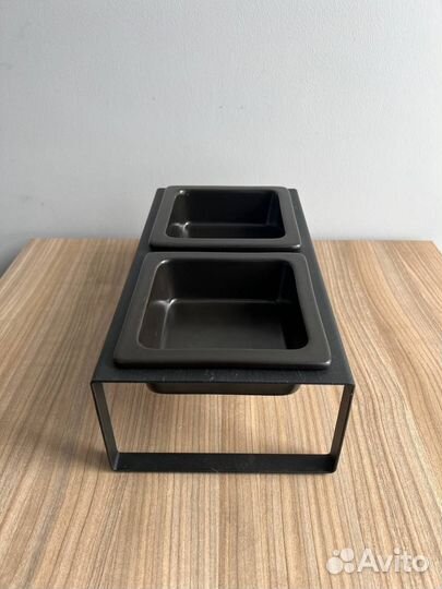 Набор из 2-х мисок на подставке для животных Yamaz