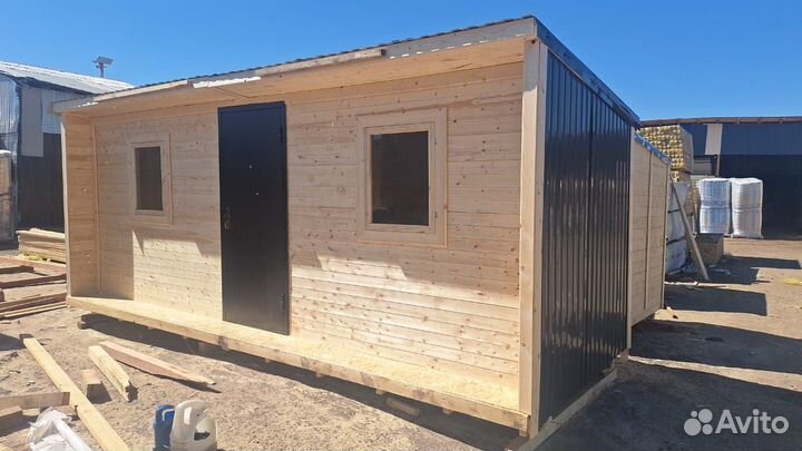 Бытовка и хозблок с утеплением и отделкой