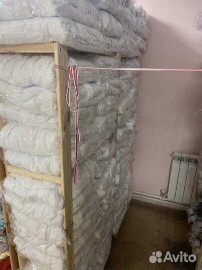 Халат махровый белый