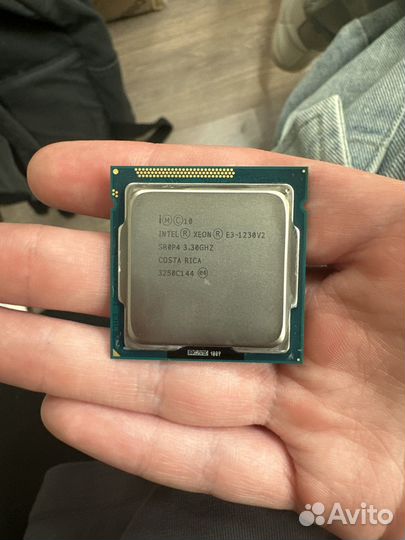 Процессор Intel xeon E3-1230v2; LGA 1155; 3.30 GHZ