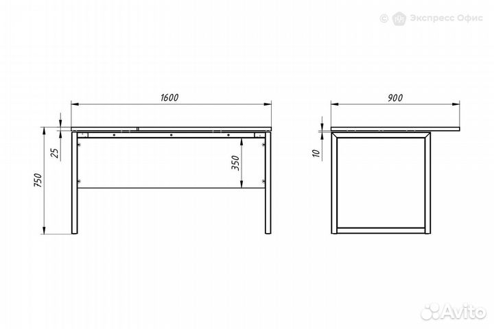 Стол письменный эргономичный левый Xten QP xqpct 169(L)