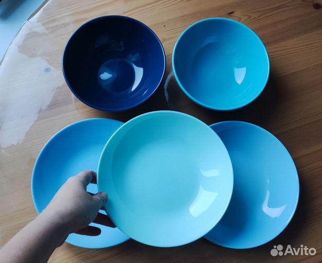 Тарелки luminarc, салатники IKEA