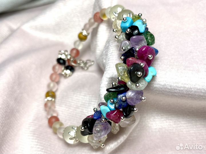 Браслет оберег натуральные камни