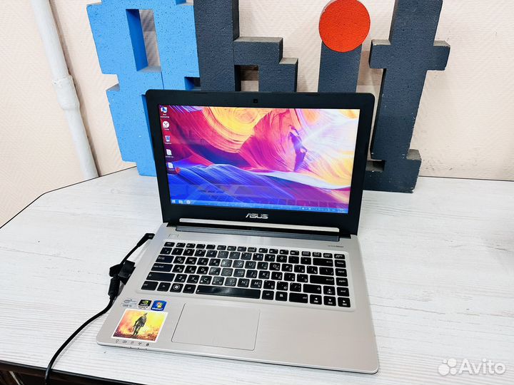 Мощный тонкий Ноутбук Asus core i5