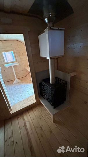 Баня-бочка квадро с доставкой