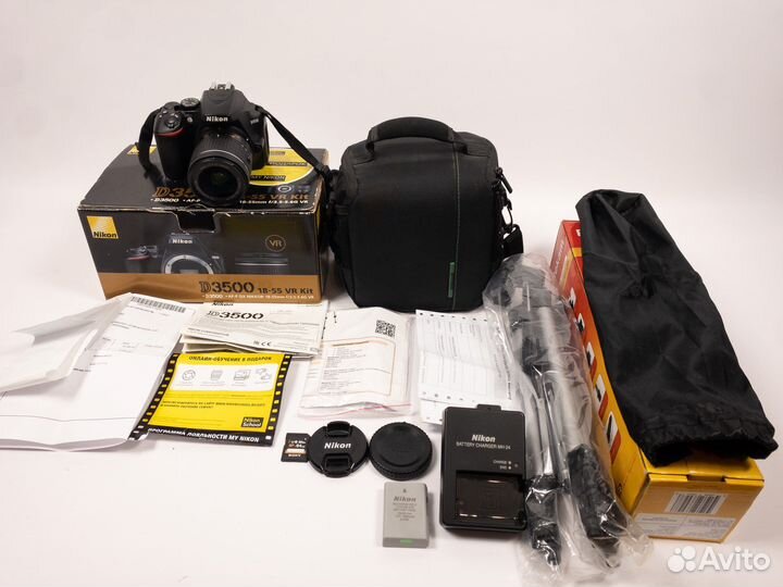 Зеркальный фотоаппарат nikon d3500