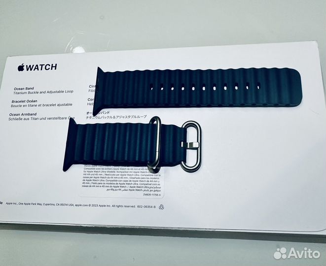 Ремешок apple watch ultra 2 ocean band