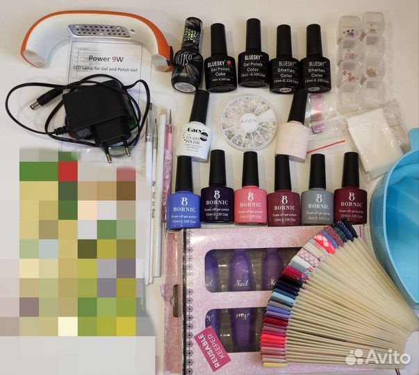 Led лампа 9w для маникюра, гель лаки