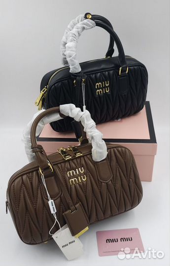 Сумка Miu Miu Arcadie matelassé leather bag