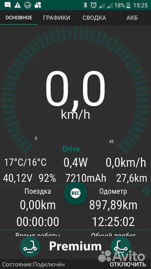 Самокат взрослый электрический бу xiaomi