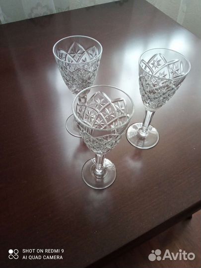Фужеры хрустальные СССР