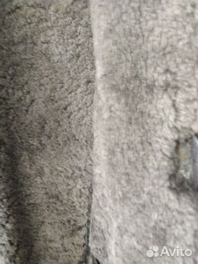 Дубленка мужская+ кепка кожа комплект турция