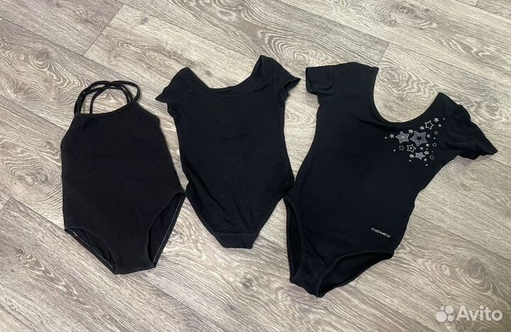 Купальник для танцев черный