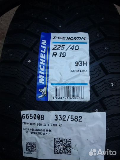 Michelin X-Ice North 4 225/40 R19 93H