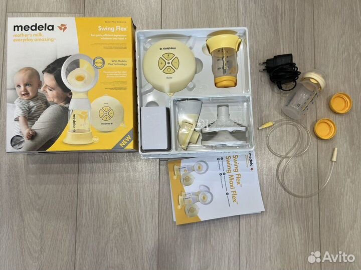 Молокоотсос электрический medela swing flex