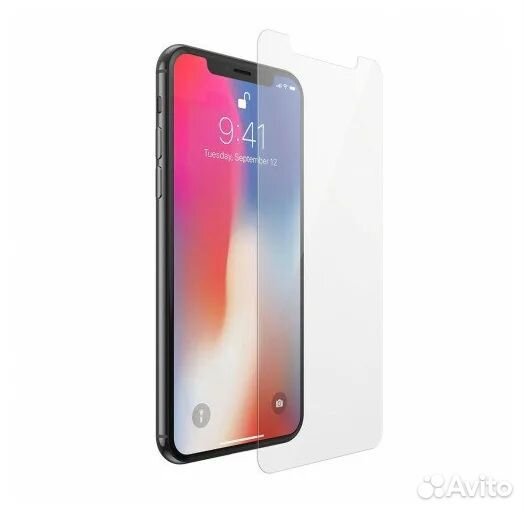 Защитное стекло 2D для iPhone XS Max (прозрачный)