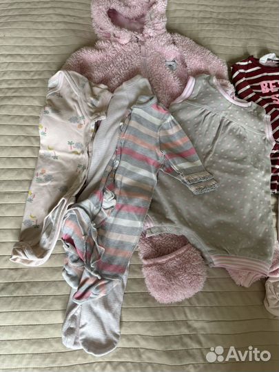 Детская одежда пакетом для девочки 58 - 68