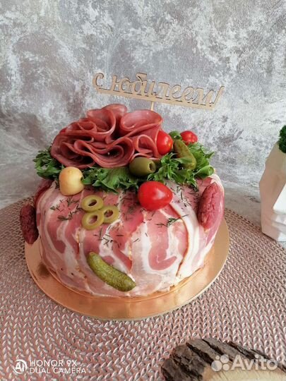 Мясной торт