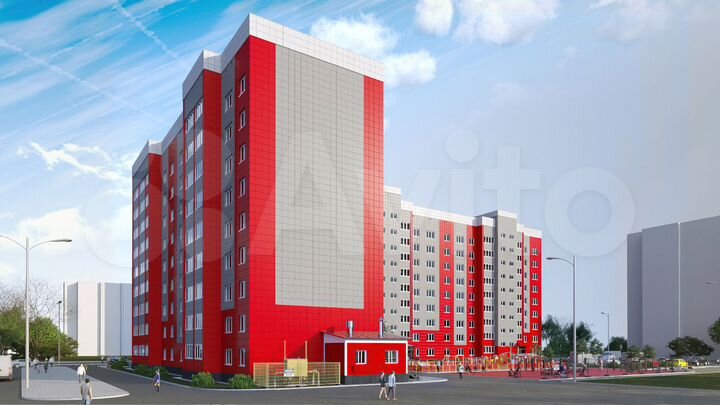 2-к. квартира, 54,9 м², 1/9 эт.