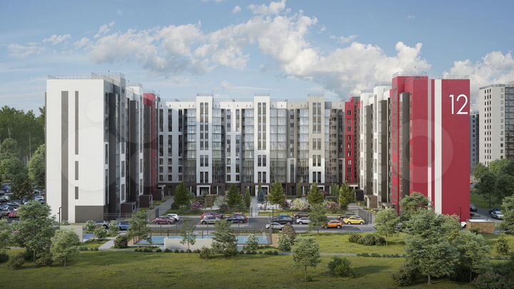 3-к. квартира, 55 м², 1/10 эт.