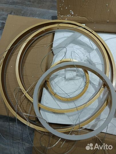 Люстра светодиодная 4 световых кольца