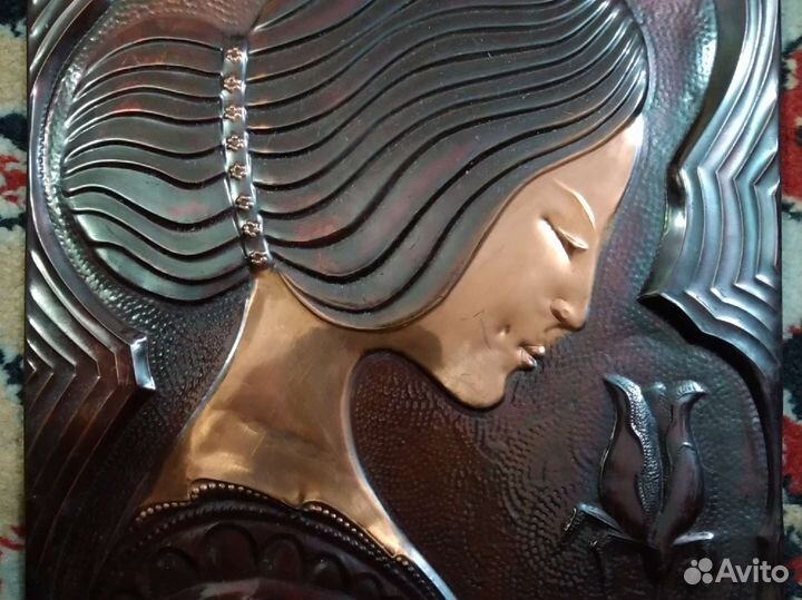 Картина медная чеканка