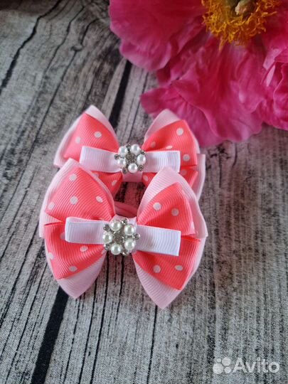 Бантики ручной работы, Резинка для волос