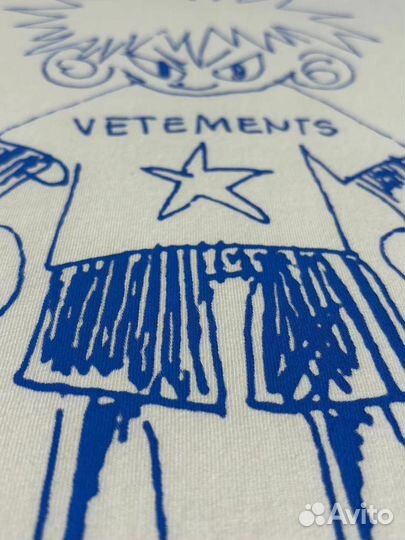 Футболка Vetements Doodle Print